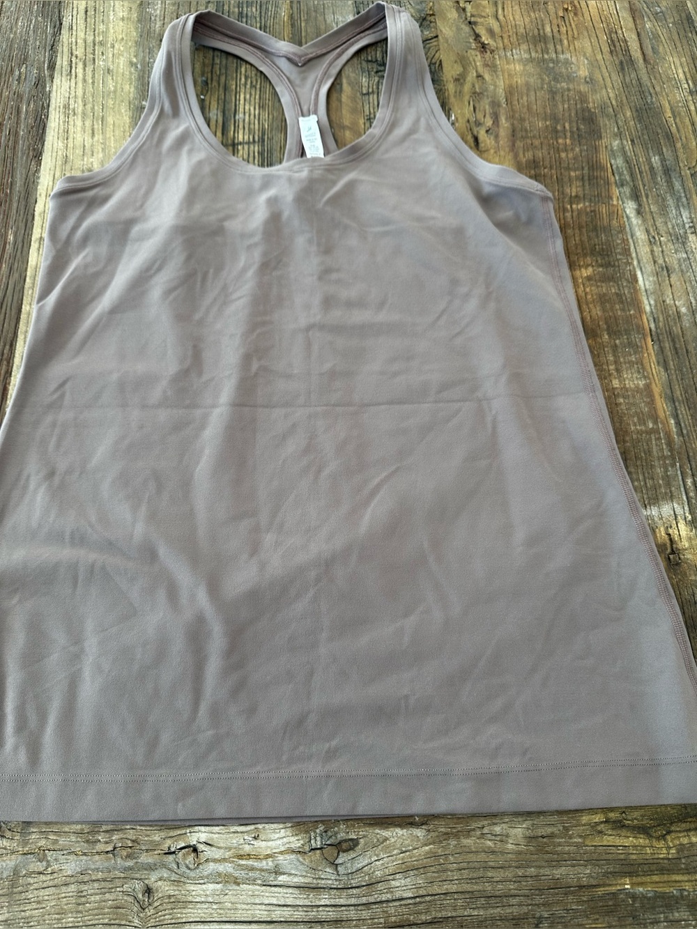 lululemon athletica Sleeveless Racerback Tank in Taupe nude